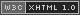 Sign of valid XHTML